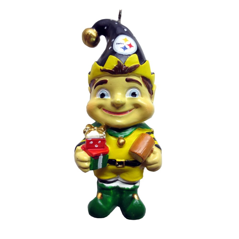 pittsburgh steelers nfl elf resin christmas tree ornament pittsburgh steeler christmas ornaments