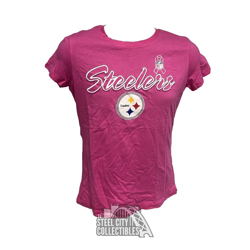 Pittsburgh Steelers Women's BCA Pink T-Shirt