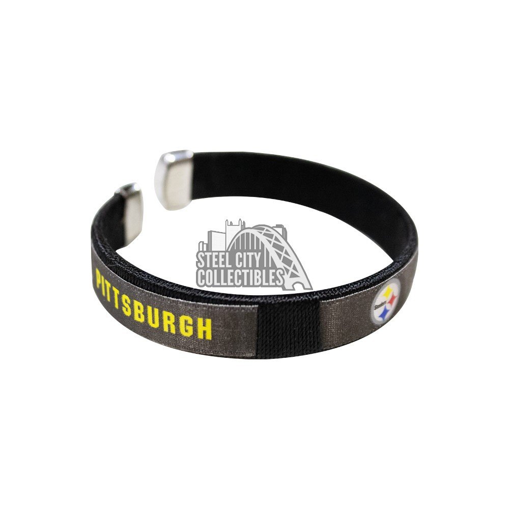Pittsburgh Steelers Fan Band Bracelet Steel City Collectibles