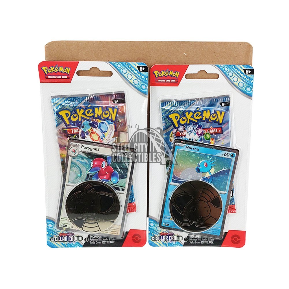 Pokemon Scarlet & Violet Stellar Crown Checklane Blister 16-Pack Box (Inner  Case) | Steel City Collectibles