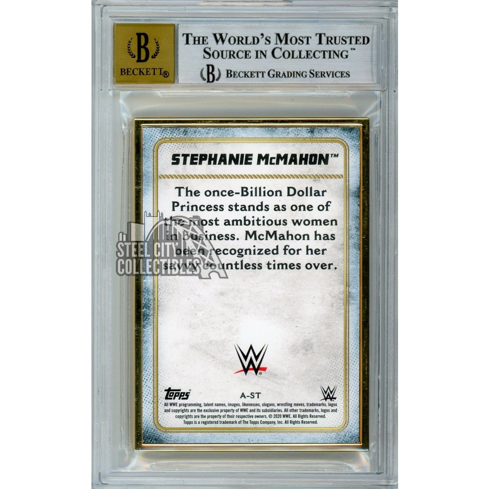 Stephanie McMahon 2020 Topps Transcendent WWE Purple
