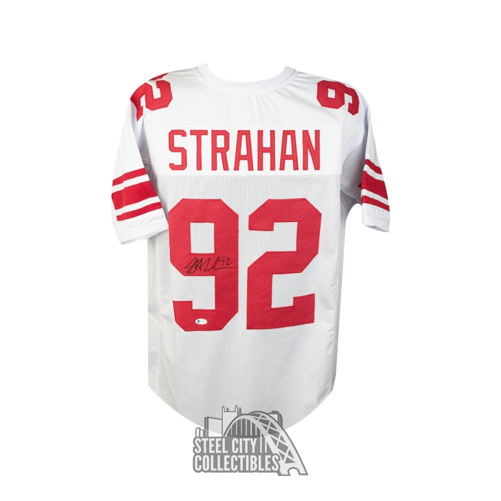michael strahan autographed jersey