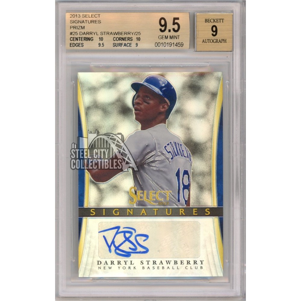 Darryl Strawberry 2013 Panini Select Signatures Autograph Card #DS