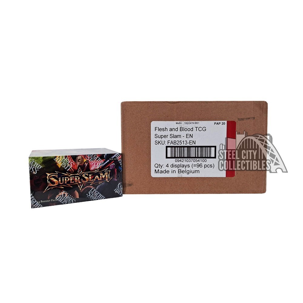 Flesh & Blood Super Slam Booster 4-Box Case | Steel City Collectibles