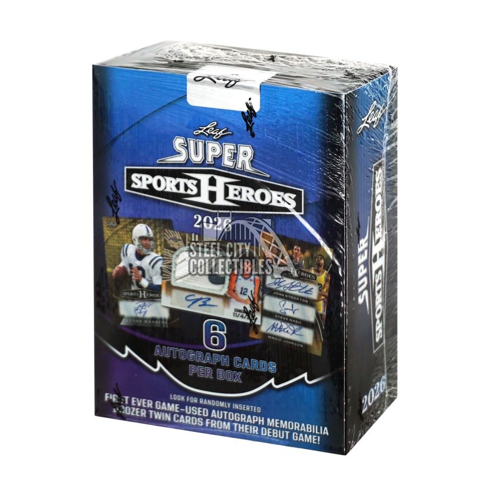 2026 Leaf Metal Super Sports Heroes Box | Steel City Collectibles