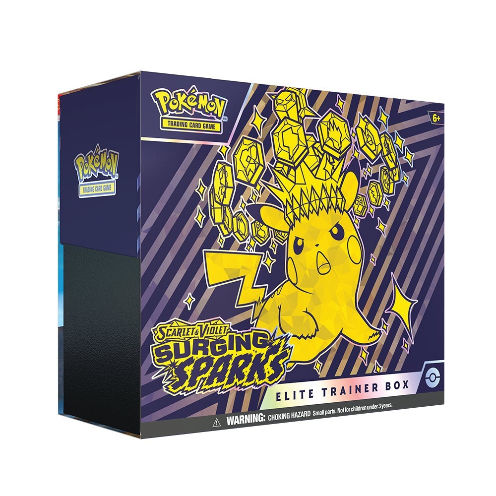 Pokemon Scarlet & Violet Surging Sparks Elite Trainer Box Steel City Collectibles