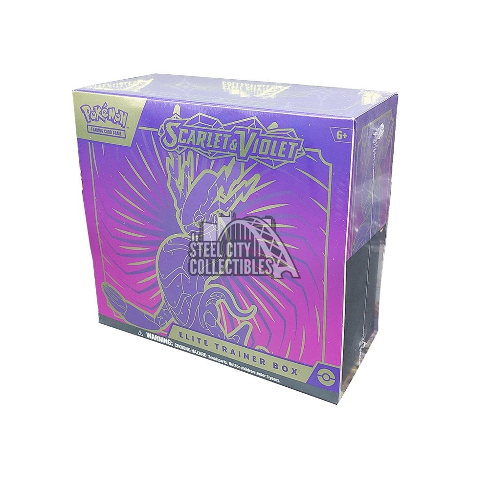 Pokemon Scarlet & Violet Elite Trainer 10-Box Case | Steel