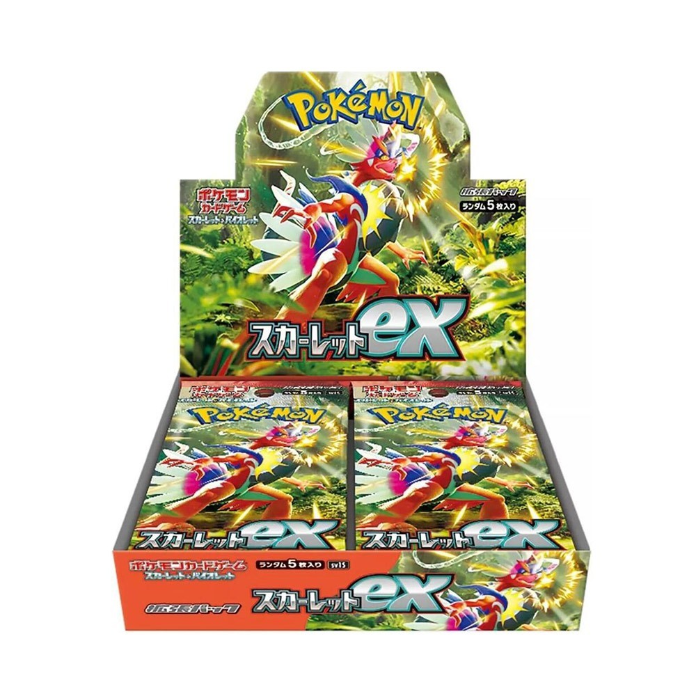 【第1位獲得！】 Scarlet Violet & Scarlet Pokemon ex Box Booster Japanese デュエルマスターズ