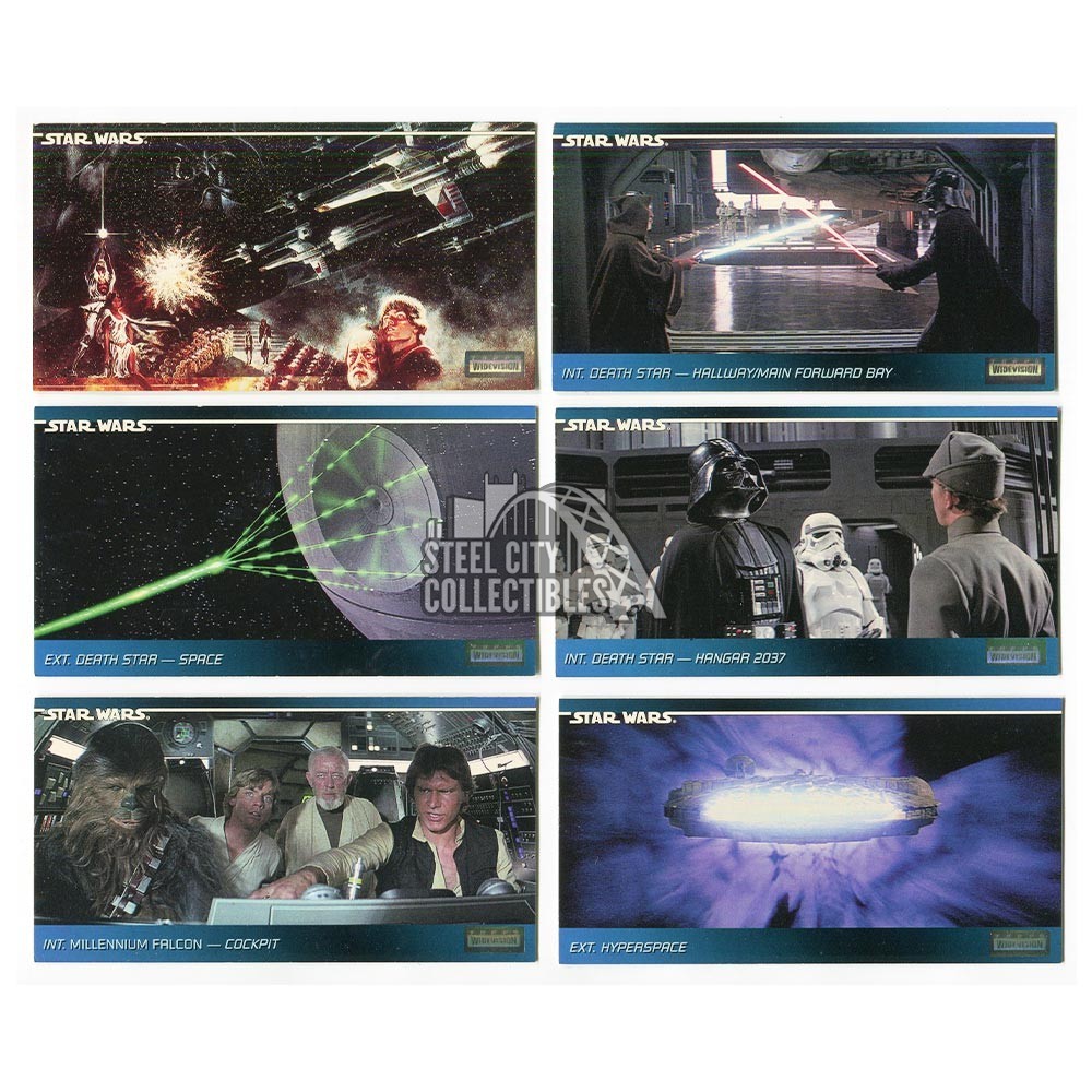 1995 Topps Widevision Star Wars A New Hope 79-Card Partial Base