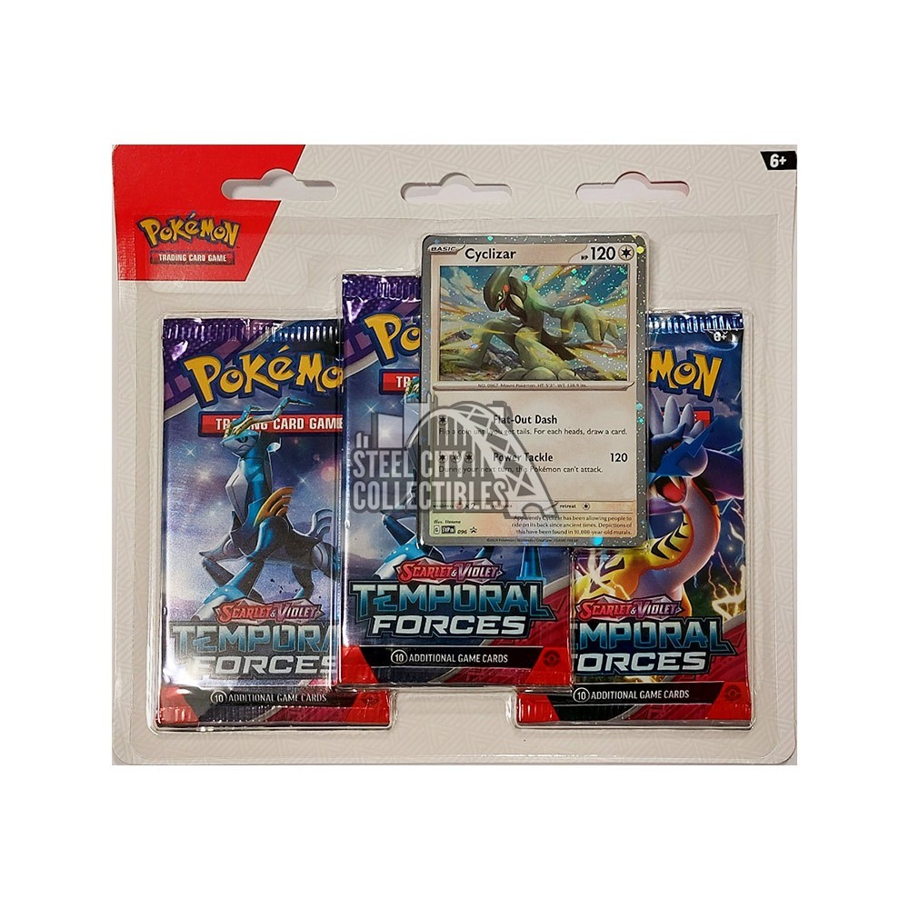 【祝開店！大放出セール開催中】 Temporal Violet & Scarlet Pokemon Forces Case Blister 3-Pack その他