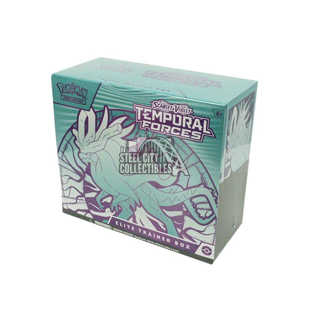 Pokemon Scarlet & Violet Temporal Forces Elite Trainer 10-Box Case | Steel City Collectibles Pokemon Scarlet & Violet Temporal Forces Elite Trainer 10-Box Case | Steel City Collectibles