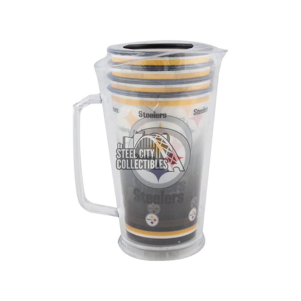 Pittsburgh Steelers NFL Plastic Pitcher Tailgate Set | Steel City ...