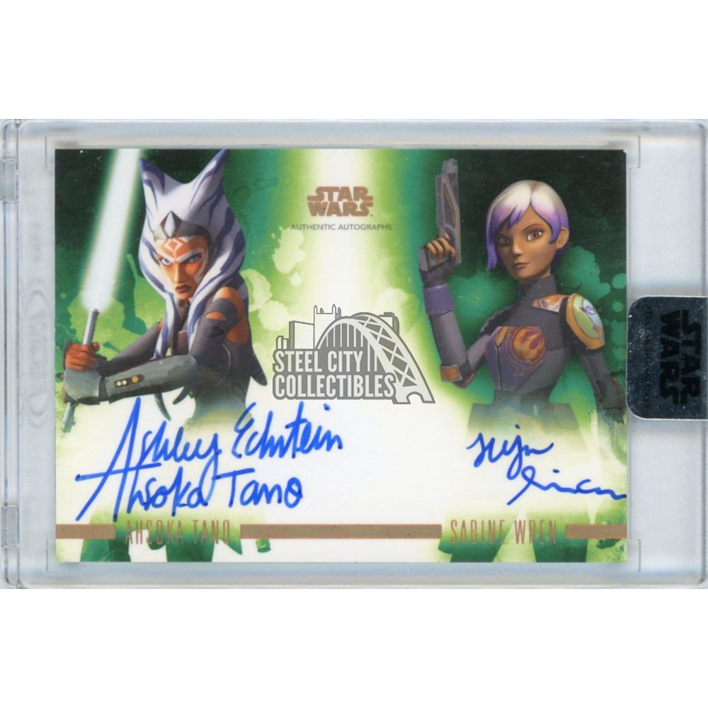 Ashley Eckstein Tiya Sircar 2019 Topps Star Wars Stellar