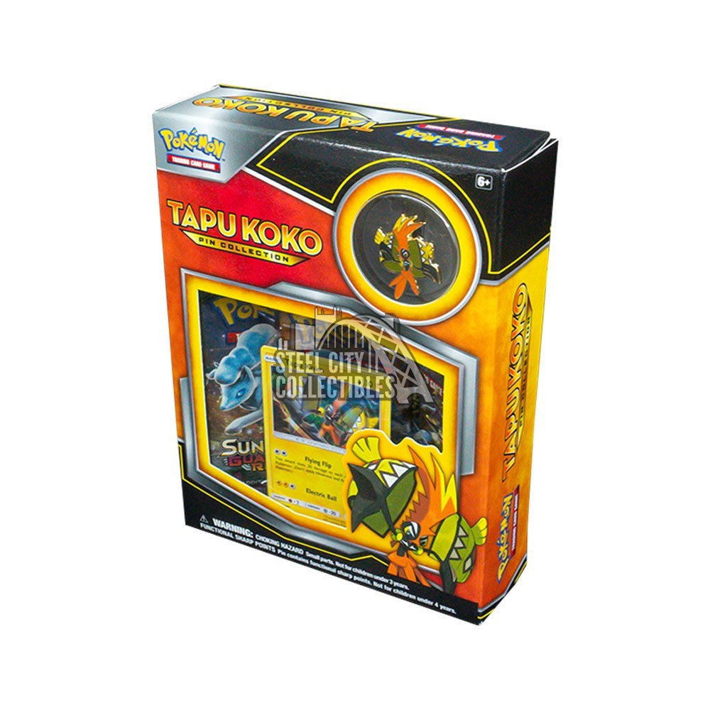 Box Tapu Koko - Miniatura + Broche - PlayGround Game Store