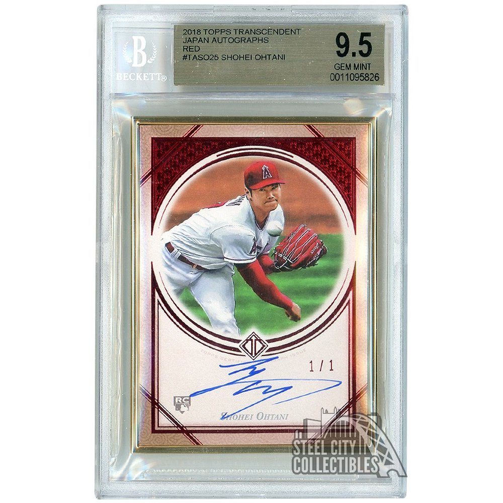 Shohei Ohtani 2018 Topps Transcendent Japan Auto Rookie Red 1/1 TA