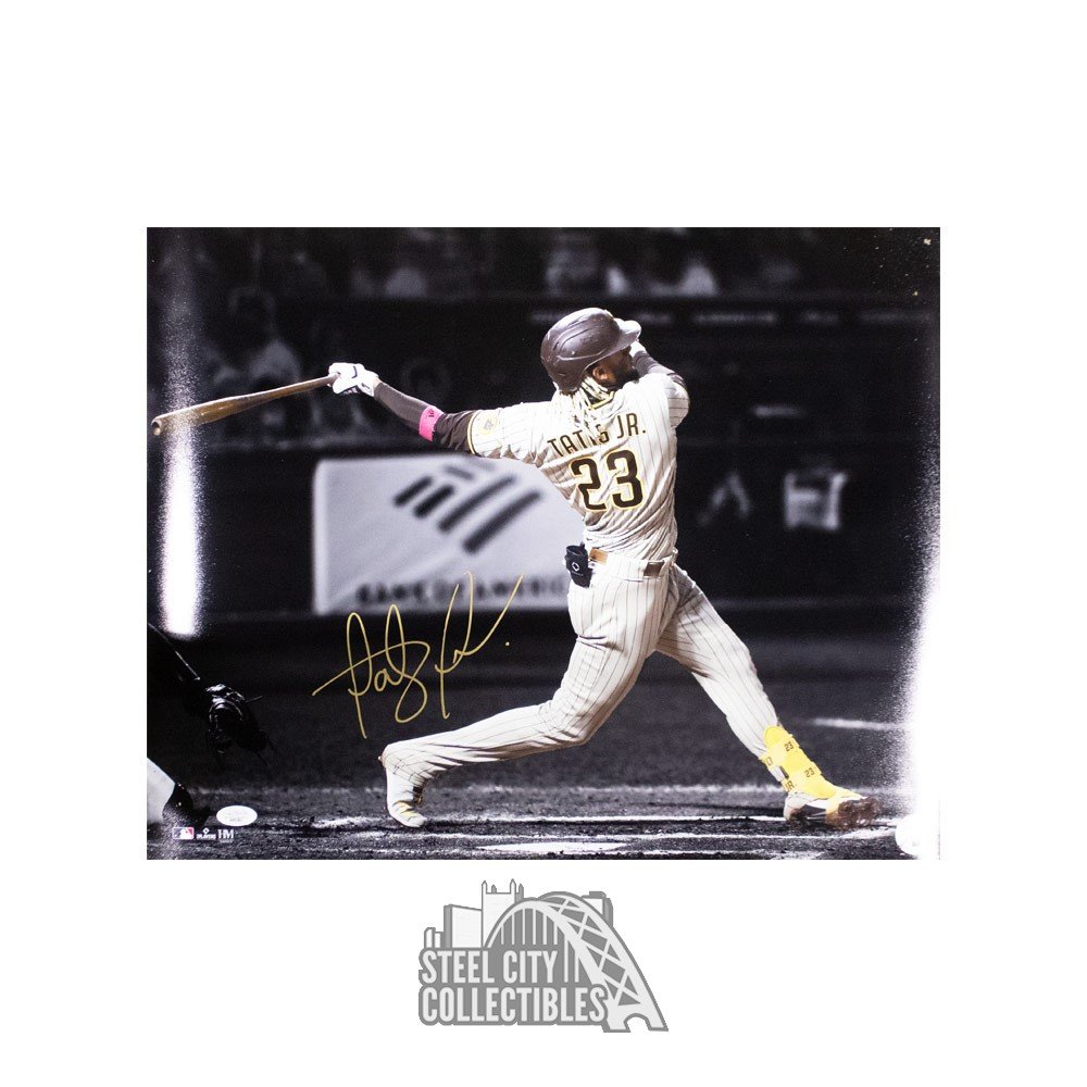 Fernando Tatis Jr Autographed El Nino San Diego Custom Gray Pinstripe  Baseball Jersey - JSA COA