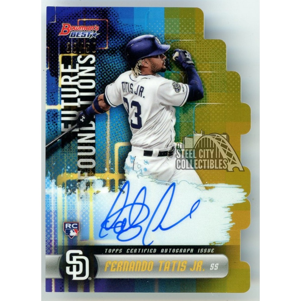 Fernando Tatis Jr 2019 Bowman's Best Future Foundations Gold