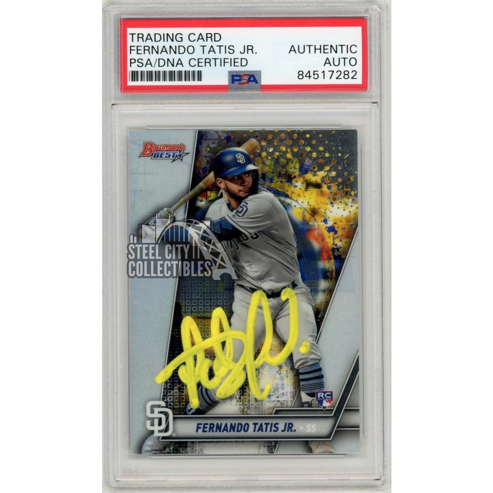 FERNANDO TATIS JR 2016 Bowman Chrome Gold Refractor RC Auto 13/50