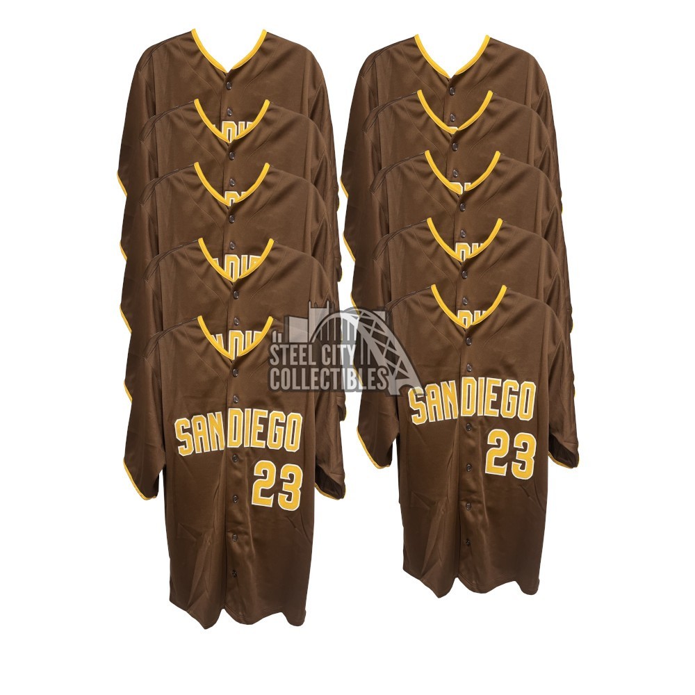 baseball jersey brown