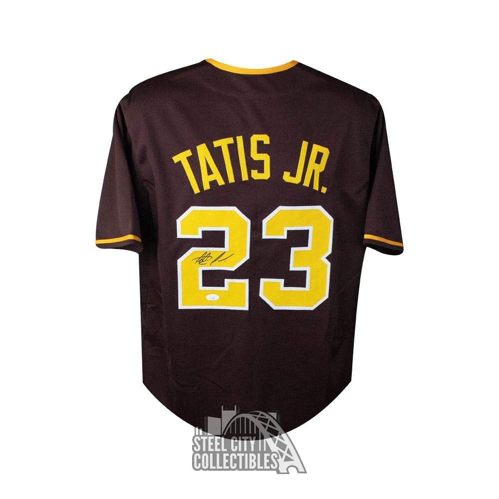 Fernando Tatis Jr Autographed San Diego Custom Brown Baseball Jersey - JSA  COA