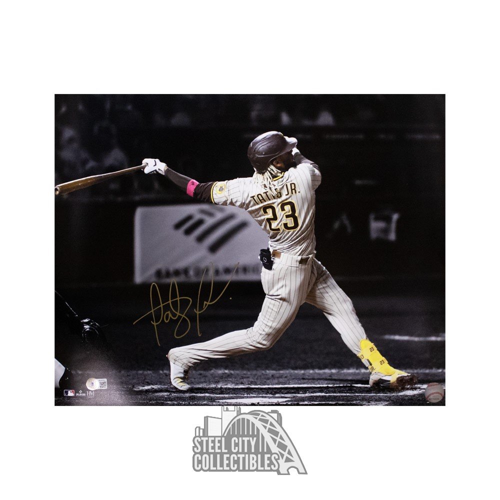 Fernando Tatis Jr San Diego Padres Autographed Baseball Signed Bat PSA DNA COA