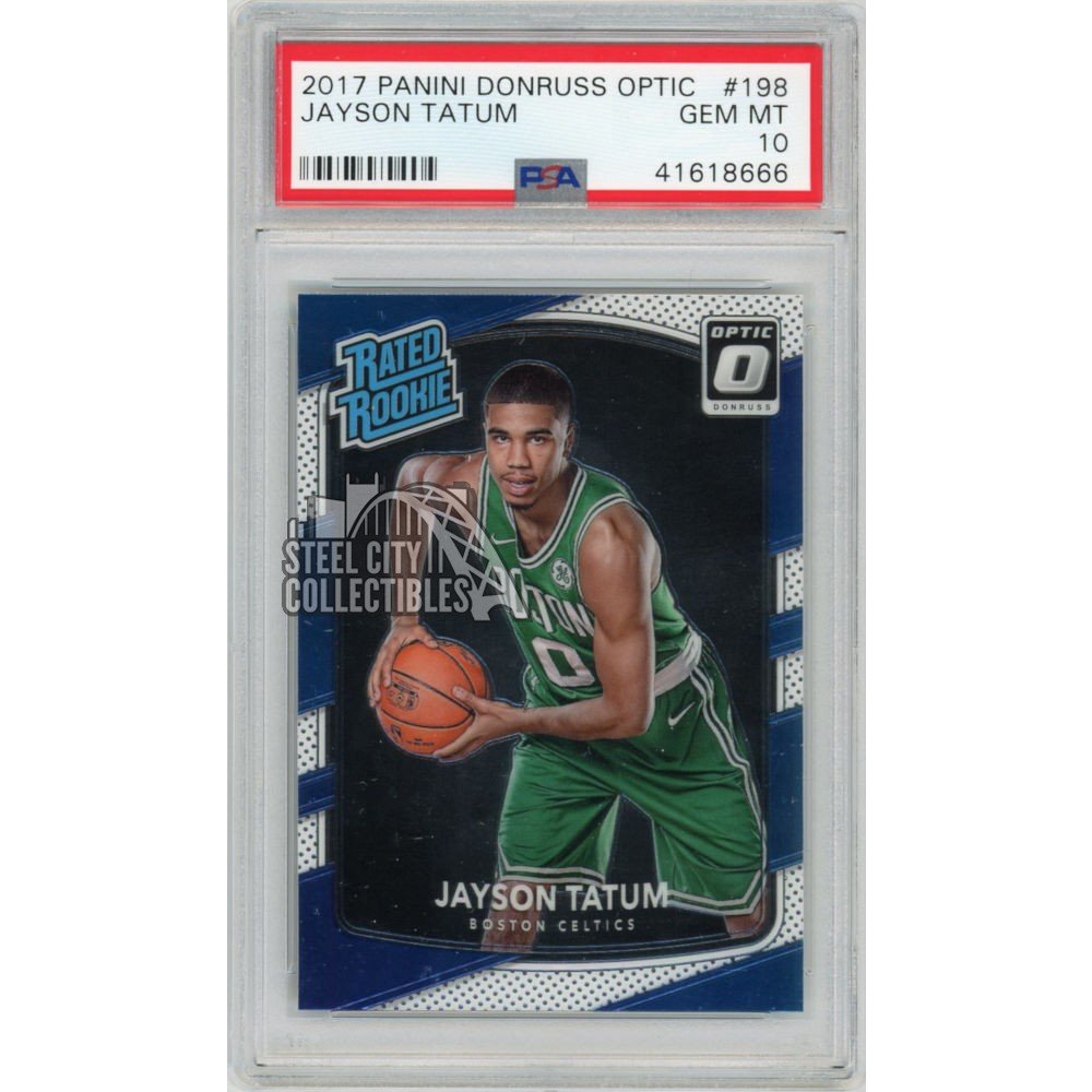 Jayson Tatum 201718 Panini Donruss Optic Basketball Rated
