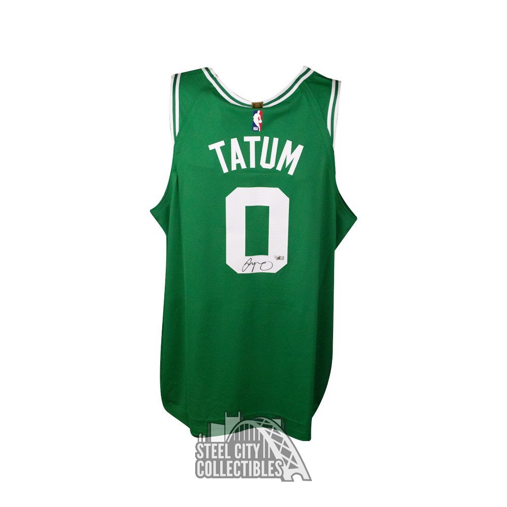 jayson tatum green and gold jersey