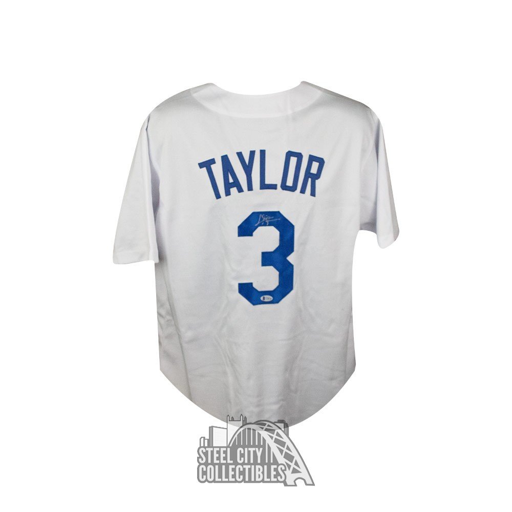 Chris Taylor Authentic Autographed Los Angeles Dodgers Jersey