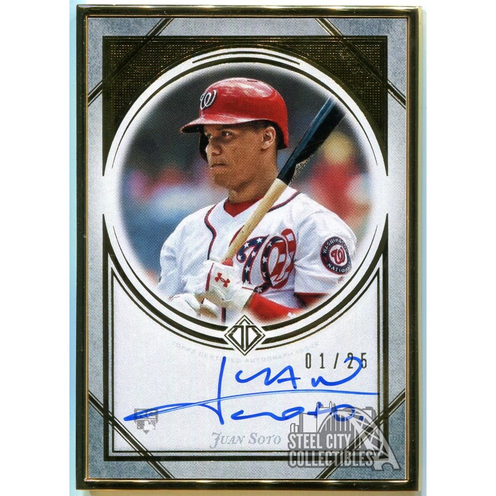 juan soto autograph card