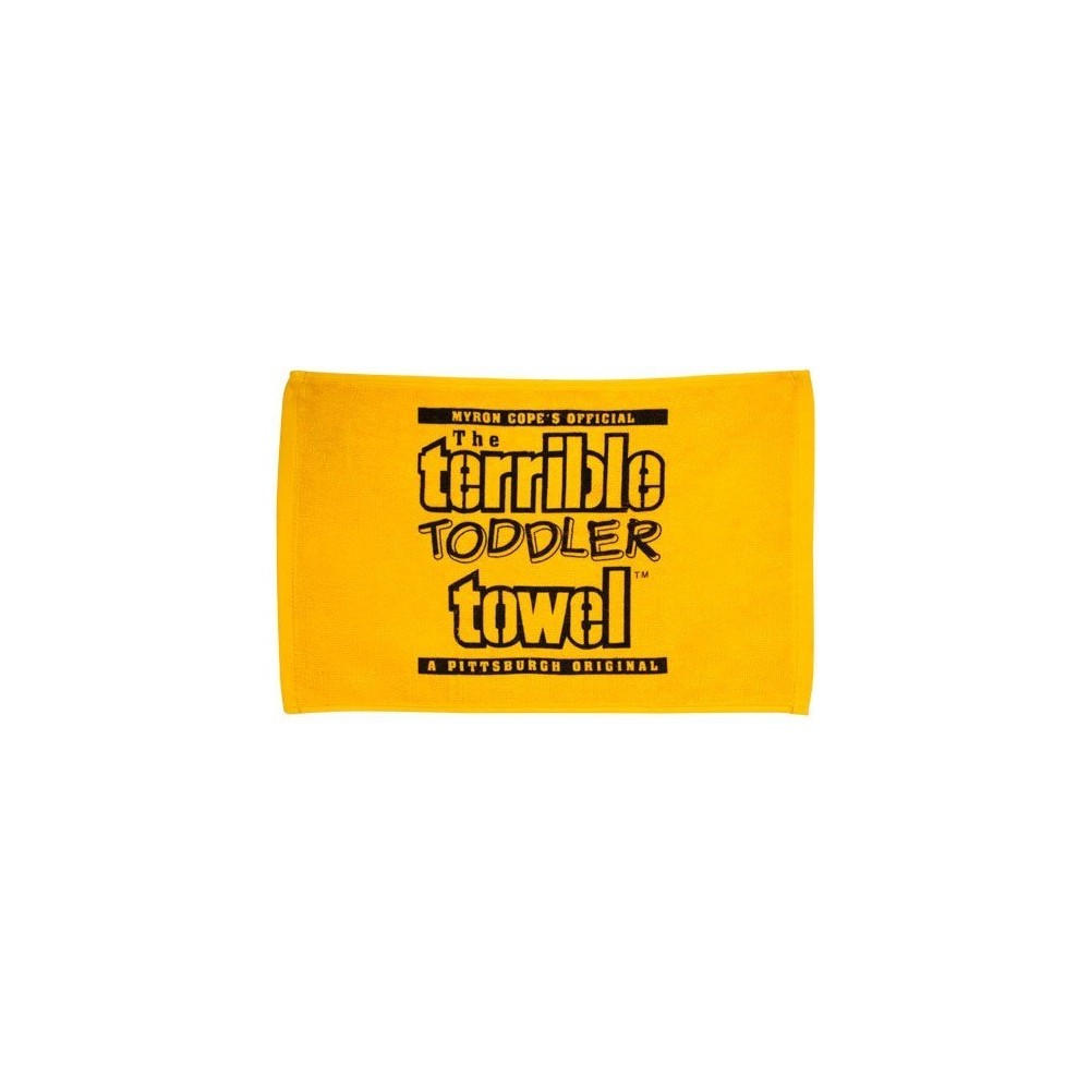 Myron Cope's Official Pittsburgh Steelers Terrible Toddler Towel Steel City Collectibles