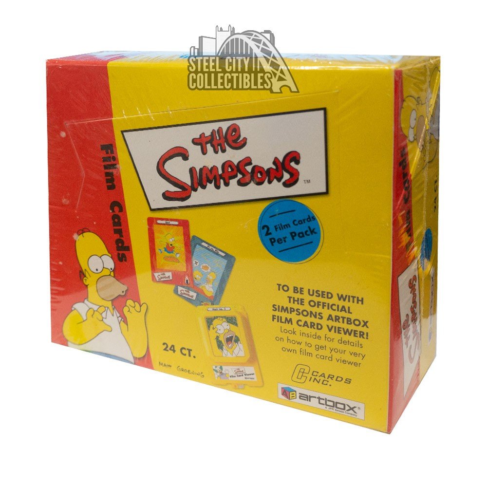 2000 Artbox The Simpsons Film Cards Box Steel City Collectibles