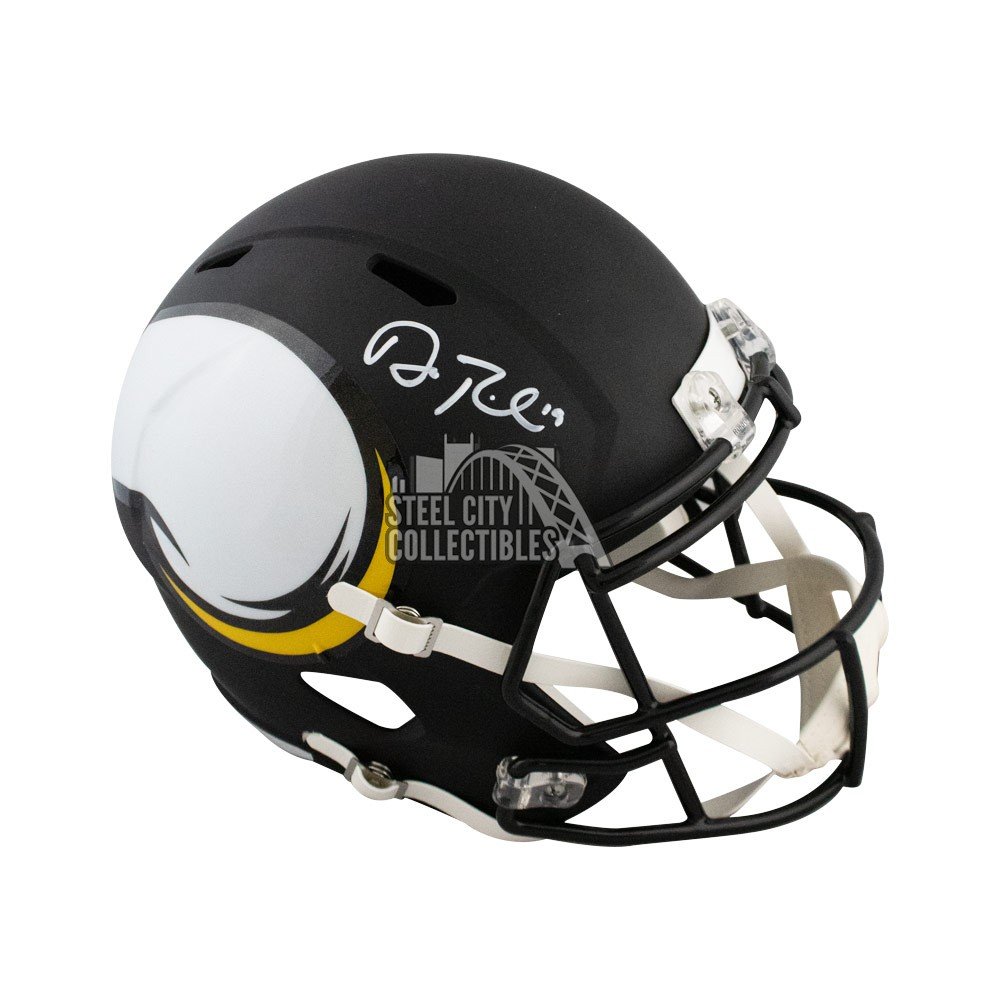 Adam Thielen Autographed Minnesota Vikings AMP Full-Size Football Helmet -  BAS COA