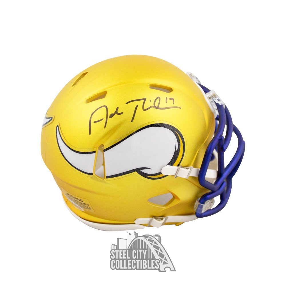 adam thielen signed helmet