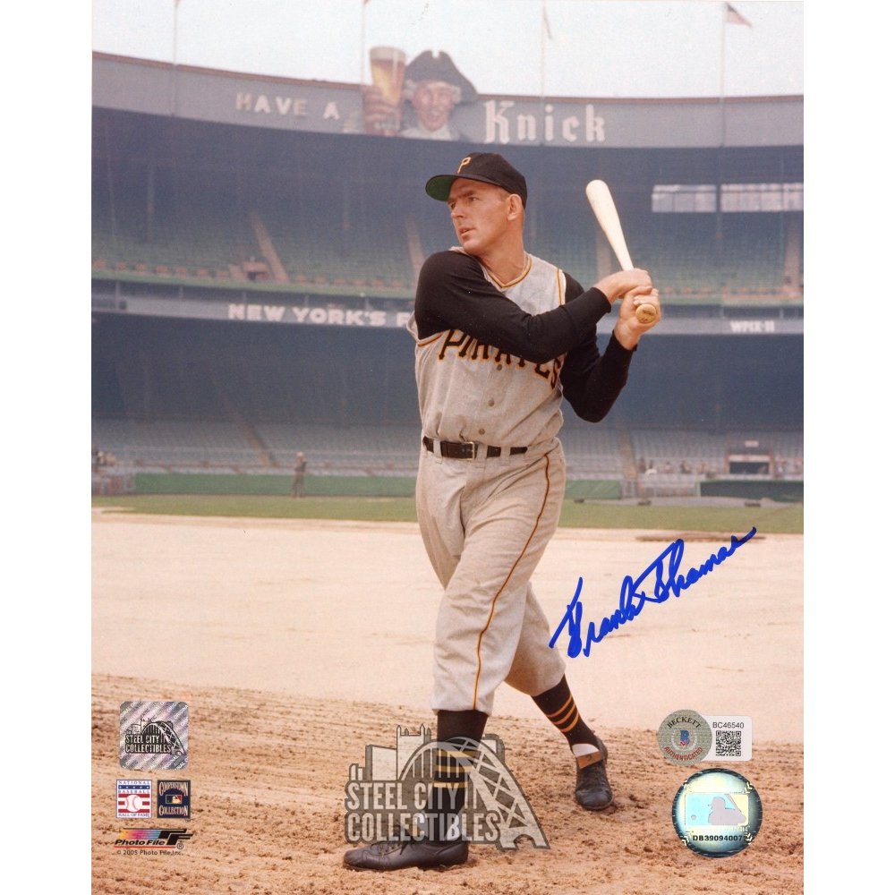 Frank Thomas Autographed Pittsburgh Pirates 8x10 Photo BAS (Color