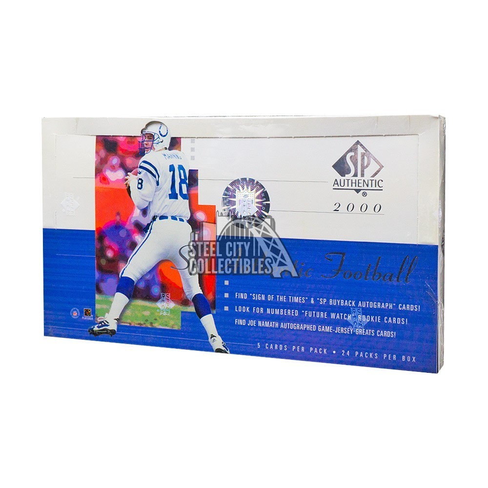 2000 Upper Deck SP Authentic Football Hobby Box | Steel City Collectibles