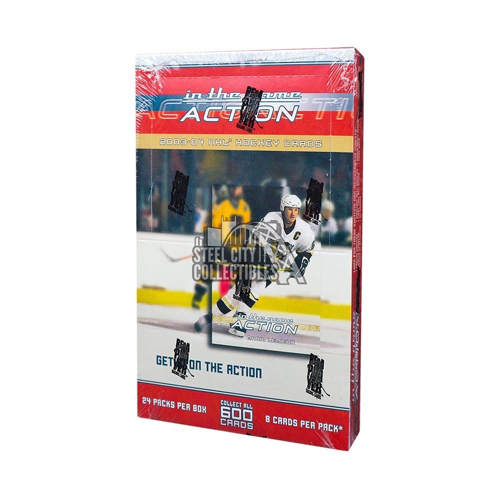 200304 In The Game Action Hockey Hobby Box Steel City Collectibles