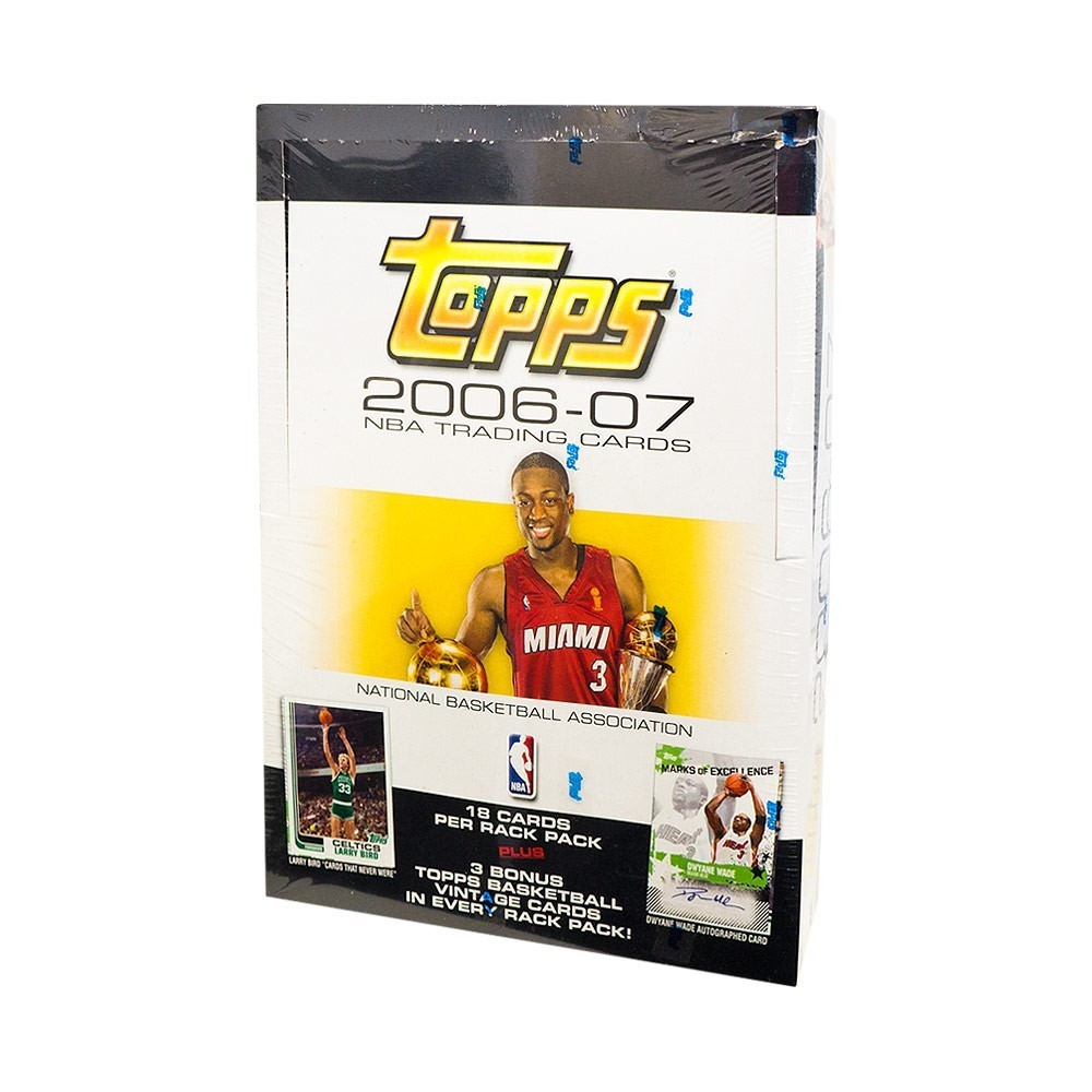 2006-07 Topps Basketball 24ct Rack Pack Box | Steel City Collectibles
