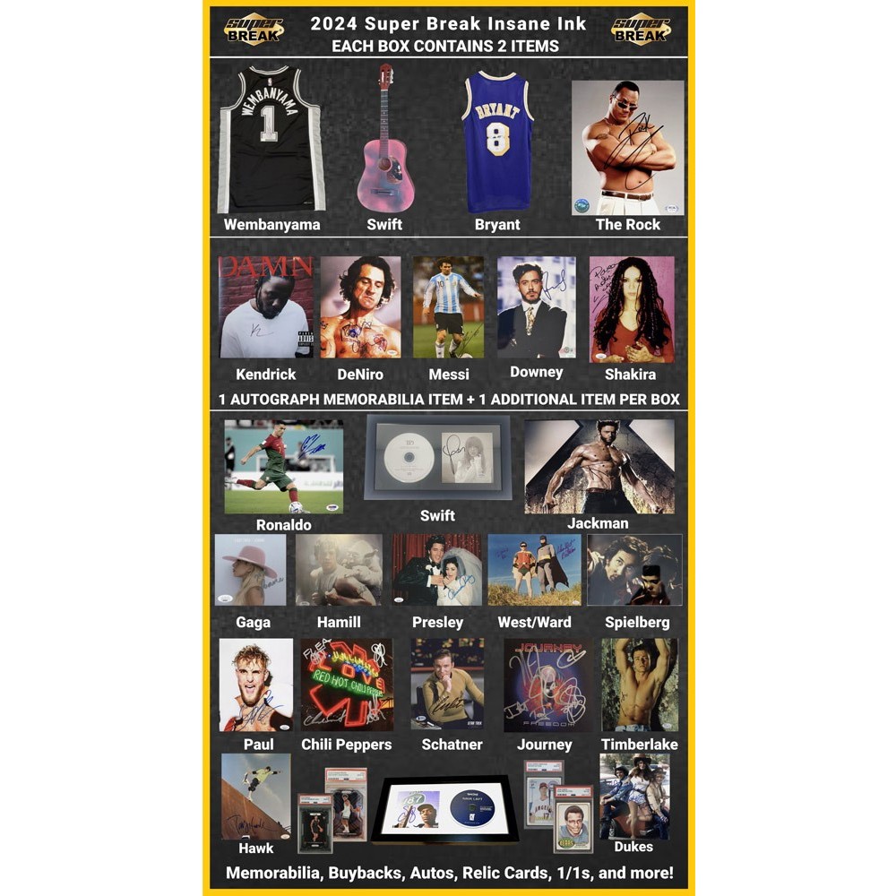 2024 Super Break Insane Ink Edition Multi-Sport Box | Steel