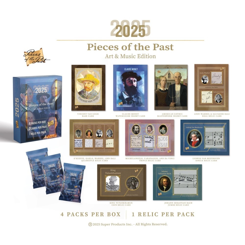 2025 Super Break Pieces of the Past Art & Music Edition 10-Box