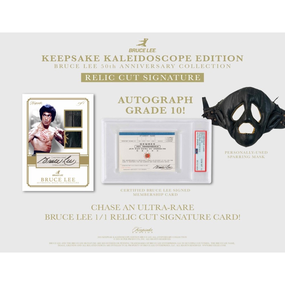 【激安セール】 keepsake ブルース・リー カード 100枚限定 メモラビリアカード その他