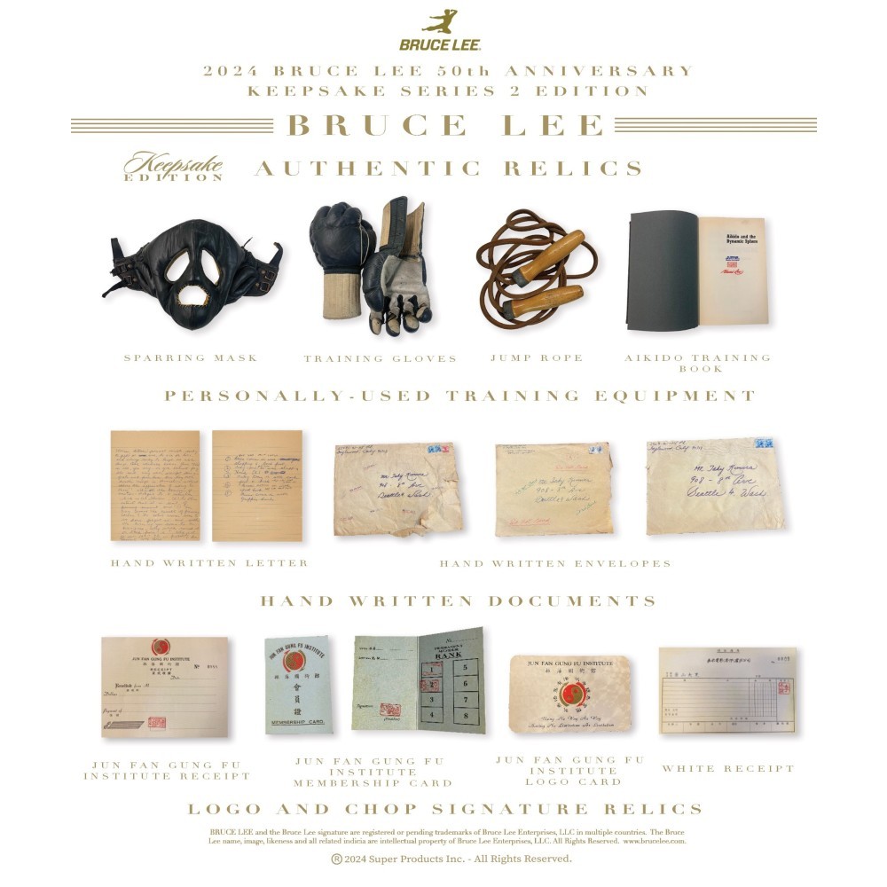 2024 Super Break Keepsake Bruce Lee 50th Anniversary Collection