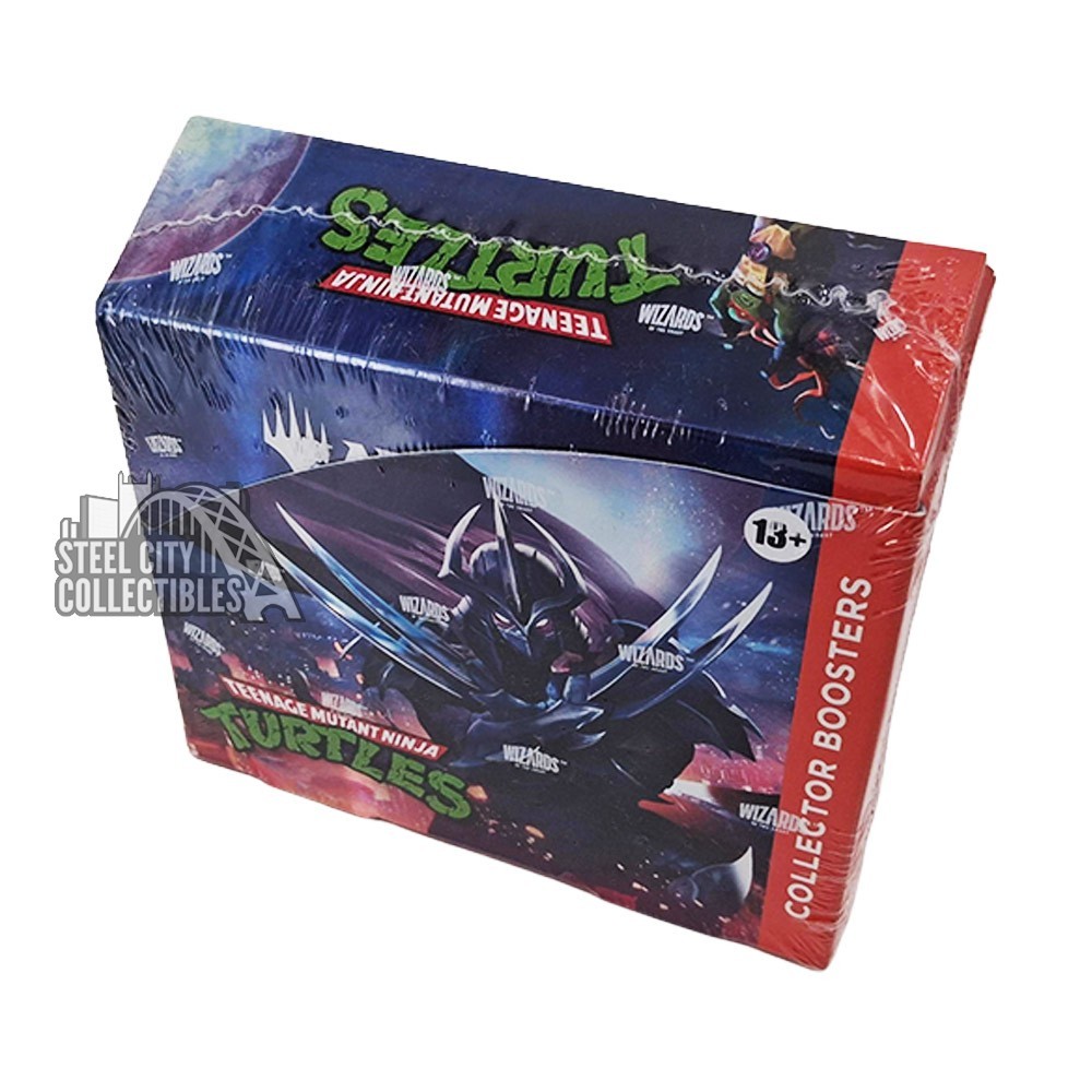 mtg tmnt collector booster box Magic the Gathering: Teenage Mutant Ninja Turtles: Play Displa Perfect for Limited events or casual games with friends MTG TMNT Play Booster Box