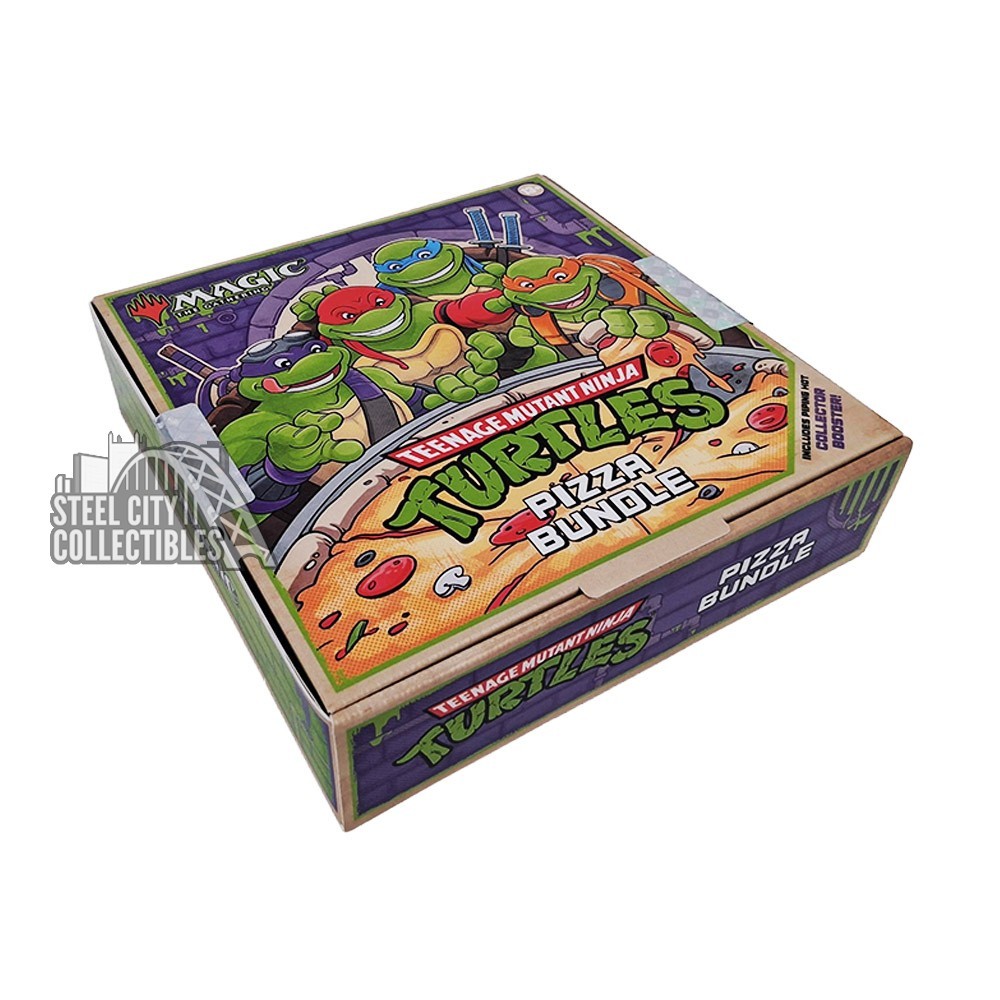 Magic the Gathering Teenage Mutant Ninja Turtles Pizza Bundle Box