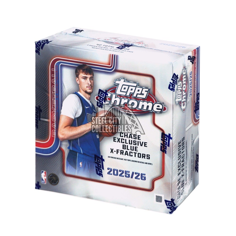 2025-26 Topps Chrome Basketball Mega Box | Steel City Collectibles