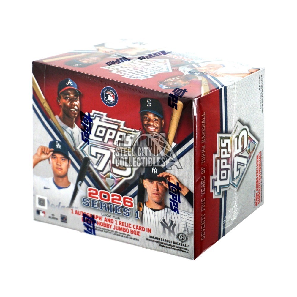 2026 Topps Series 1 Baseball Hobby Jumbo Box Random Division Group ...