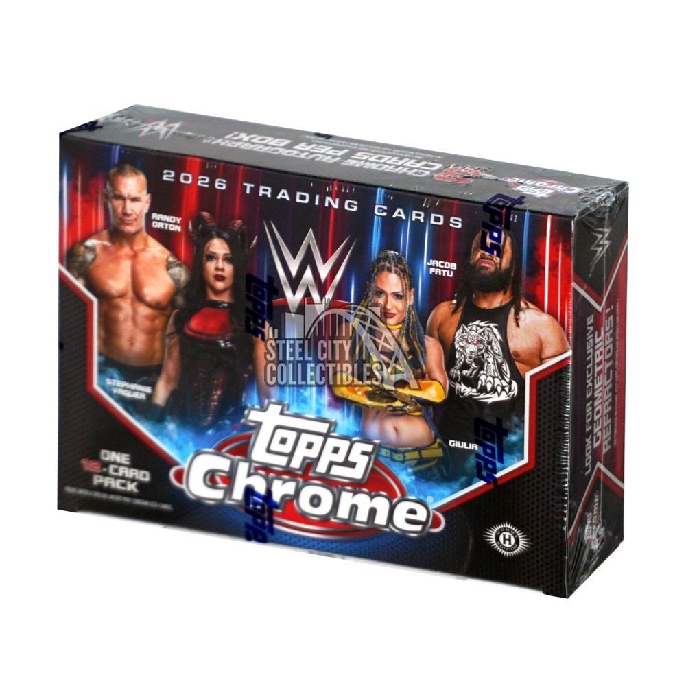 シャルロッテページ 2026 Topps Chrome WWE Wrestling Delight Box | Steel City Collectibles