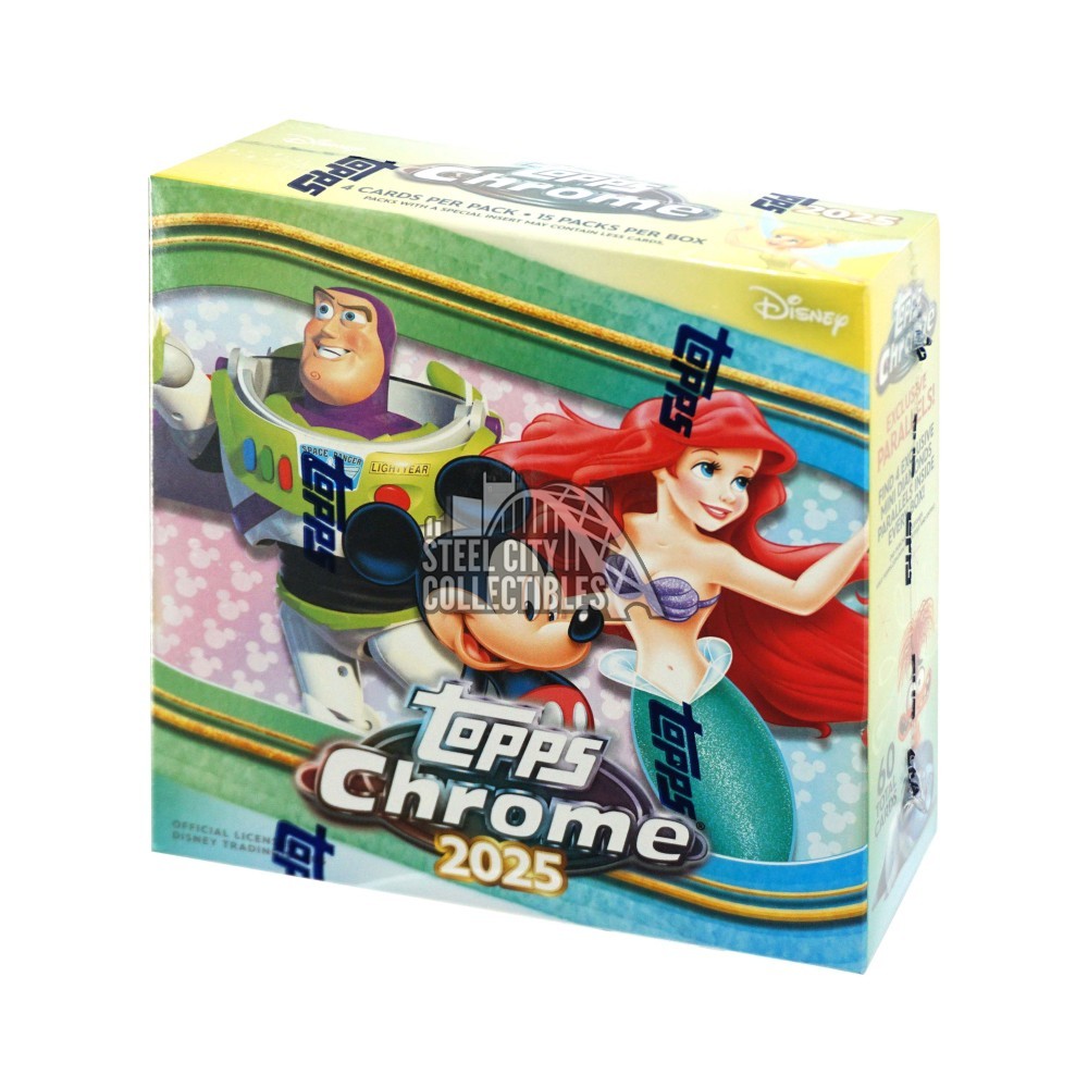 topps 2025 Disney Chrome アリエル 50シリアル 製品情報】2025 TOPPS CHROME DISNEY VALUE BOX
