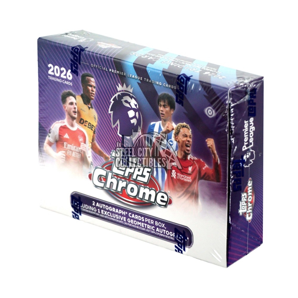 2026 Topps Chrome English Premier League Soccer Delight Box