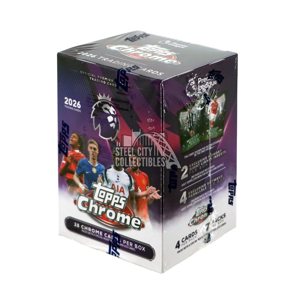 2025-26 Topps Chrome English Premier League Soccer Blaster Box