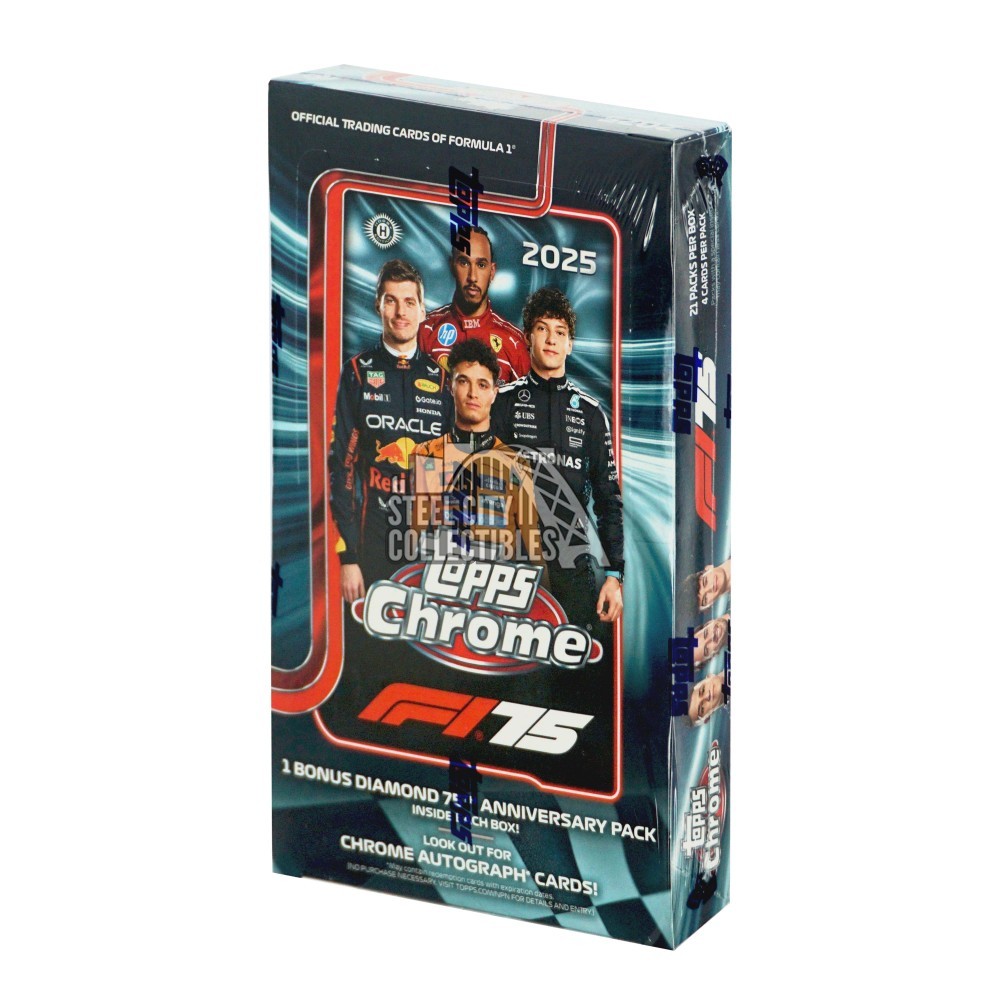 2025 Topps Chrome Formula 1 F1 Racing Hobby Box | Steel City